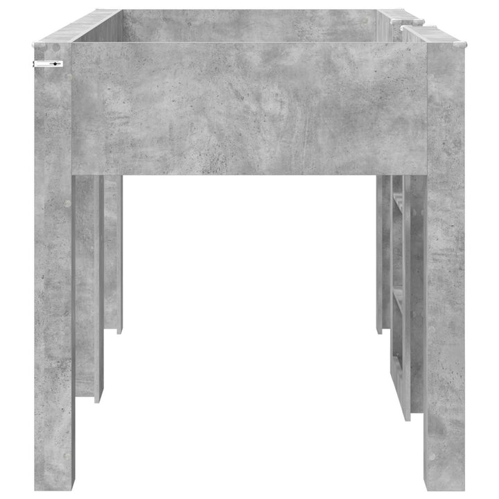 Køjeseng til Børn Beton Grå 90 x 190 cm Konstrueret træ