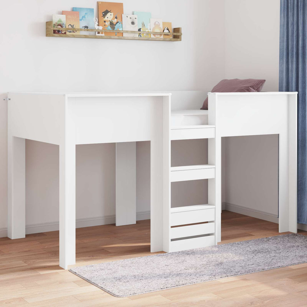 Køjeseng til Børn Hvid 80 x 200 cm Konstrueret træ