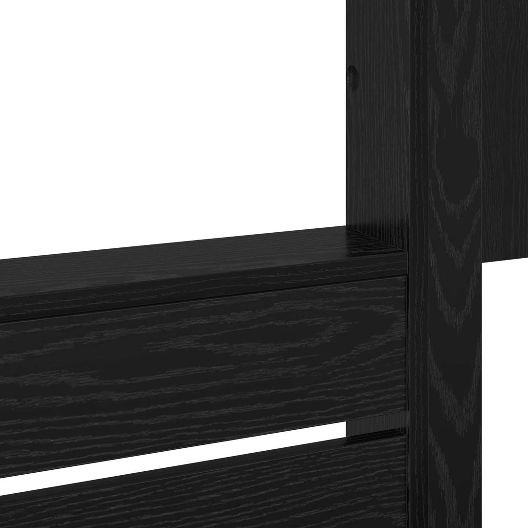 Køjeseng til Børn Sort eg 90 x 200 cm Konstrueret træ