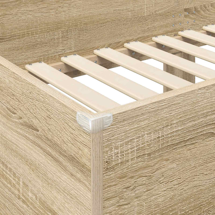 Køjeseng til Børn Sonoma eg 90 x 200 cm Konstrueret træ