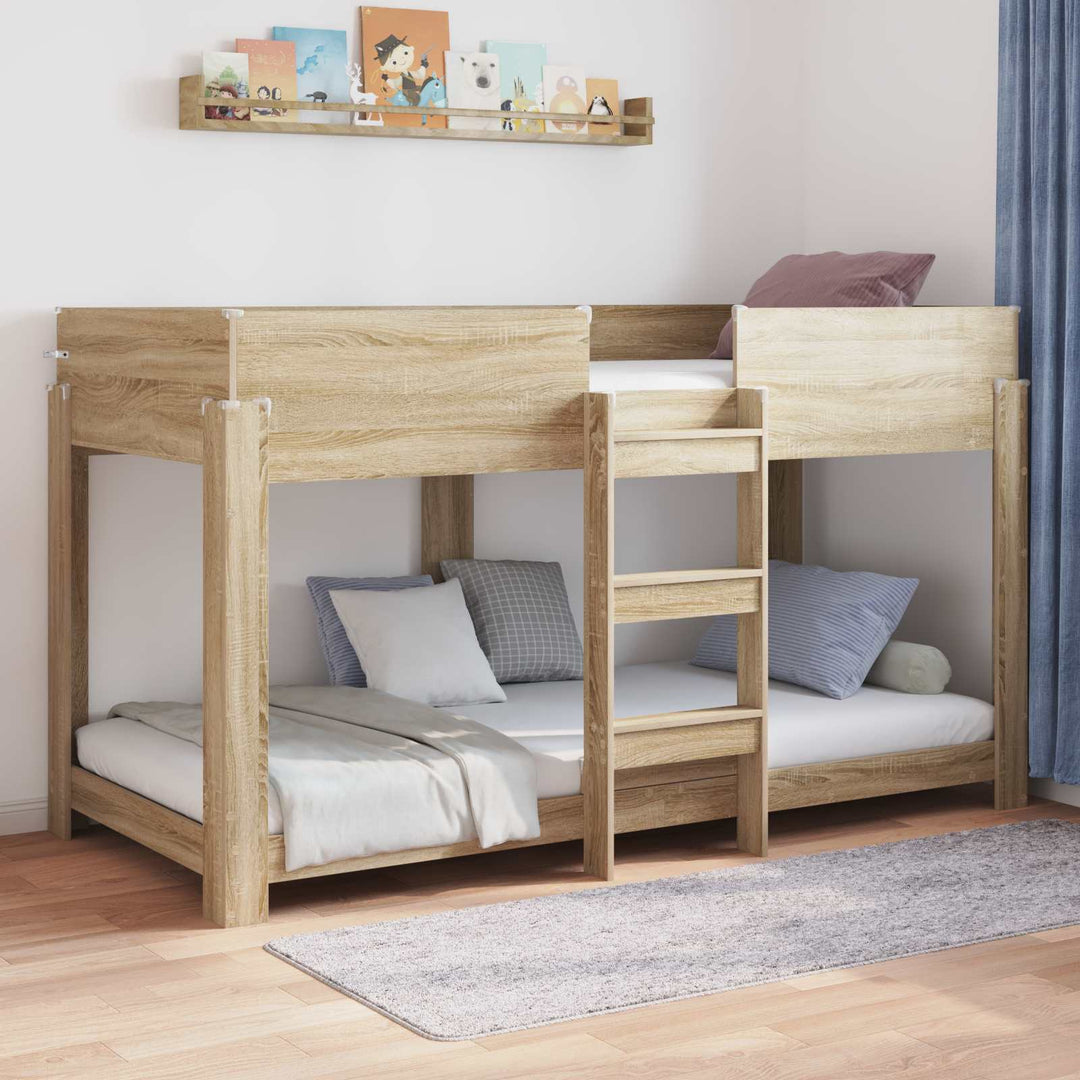 Køjeseng til Børn Sonoma eg 90 x 200 cm Konstrueret træ