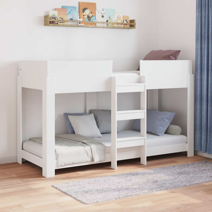 Køjeseng til Børn Hvid 75 x 190 cm Konstrueret træ