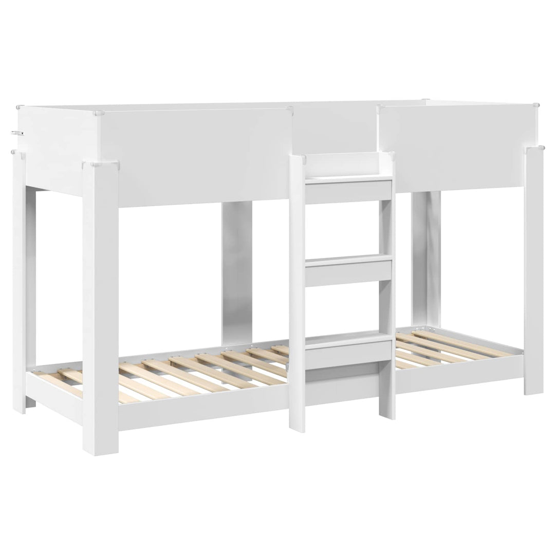 Køjeseng til Børn Hvid 75 x 190 cm Konstrueret træ