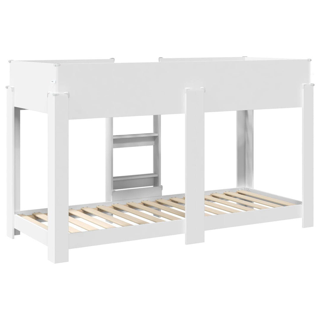 Køjeseng til Børn Hvid 75 x 190 cm Konstrueret træ
