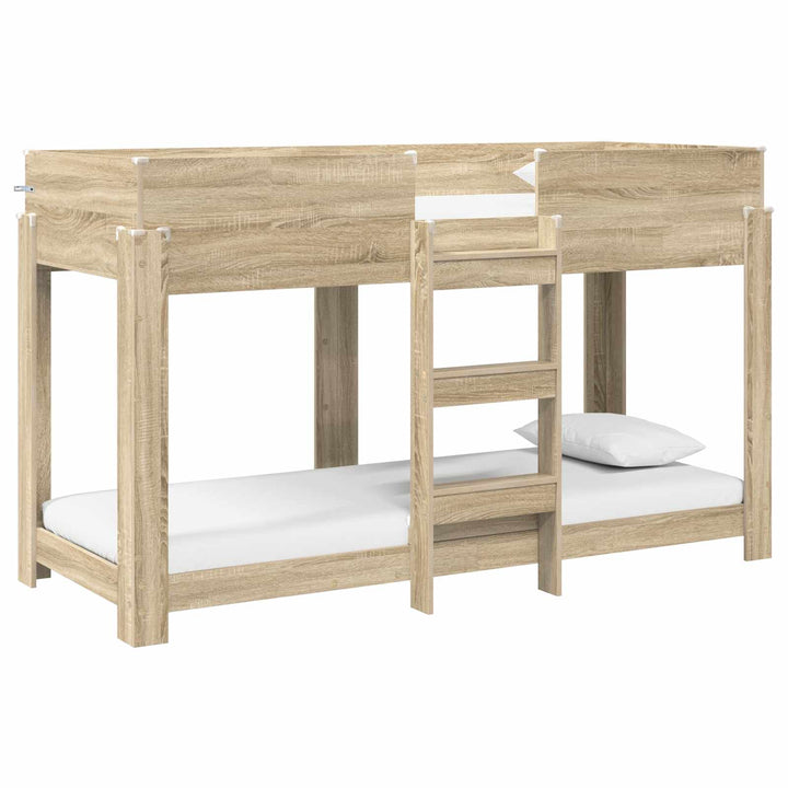 Køjeseng til Børn Sonoma eg 75 x 190 cm Konstrueret træ