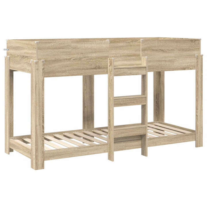 Køjeseng til Børn Sonoma eg 75 x 190 cm Konstrueret træ