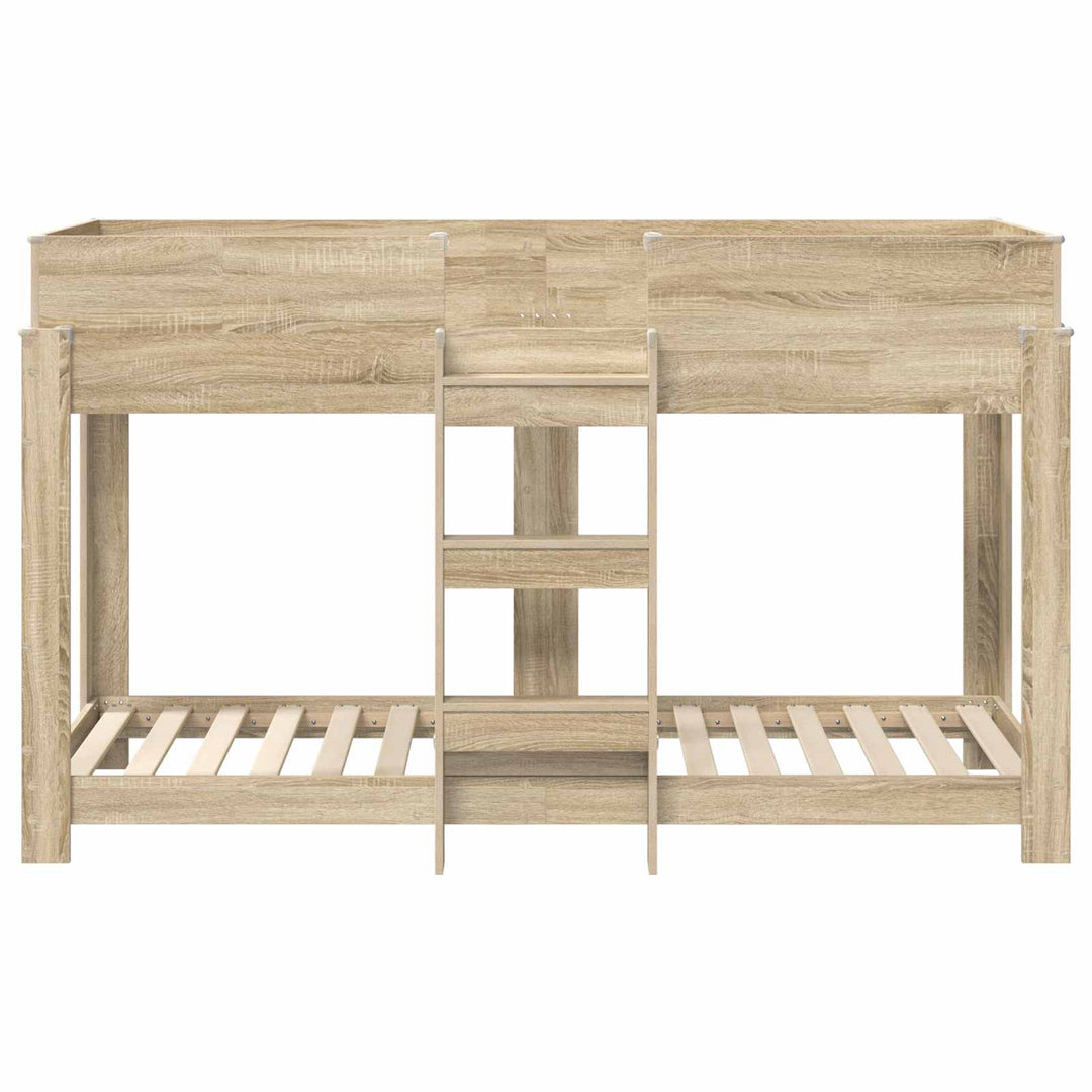 Køjeseng til Børn Sonoma eg 75 x 190 cm Konstrueret træ