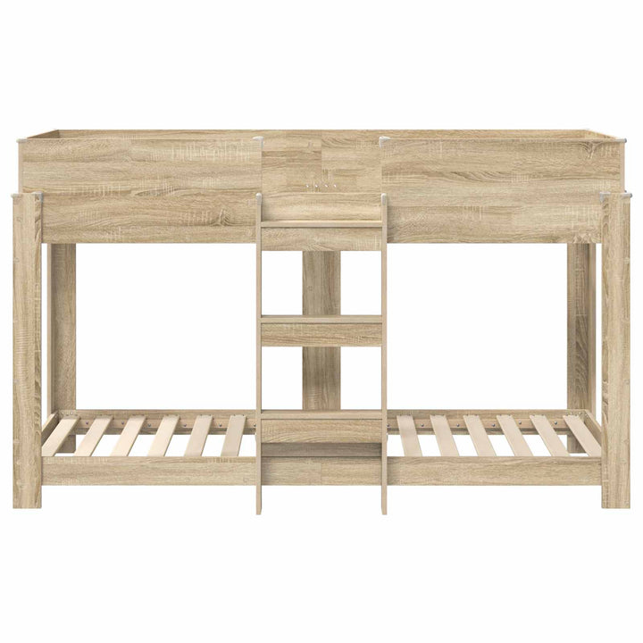Køjeseng til Børn Sonoma eg 75 x 190 cm Konstrueret træ