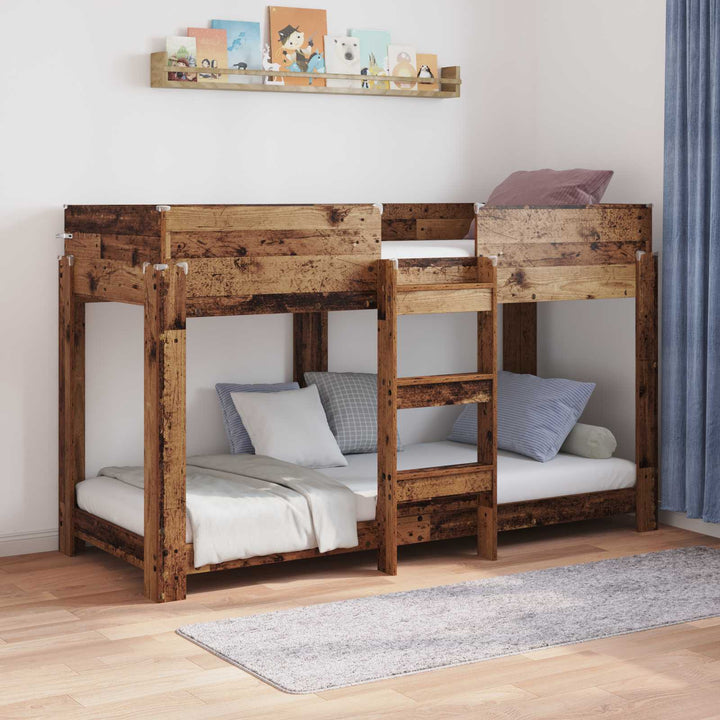 Køjeseng til Børn Gammelt træ 75 x 190 cm Konstrueret træ