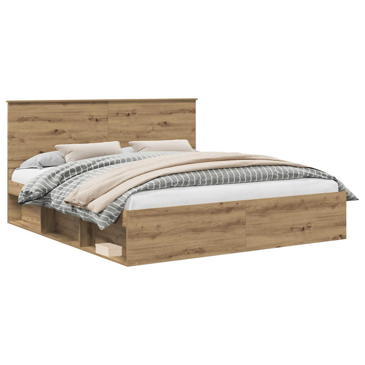 Sengestel Artisan eg 200 x 200 cm Massiv fyrretræ