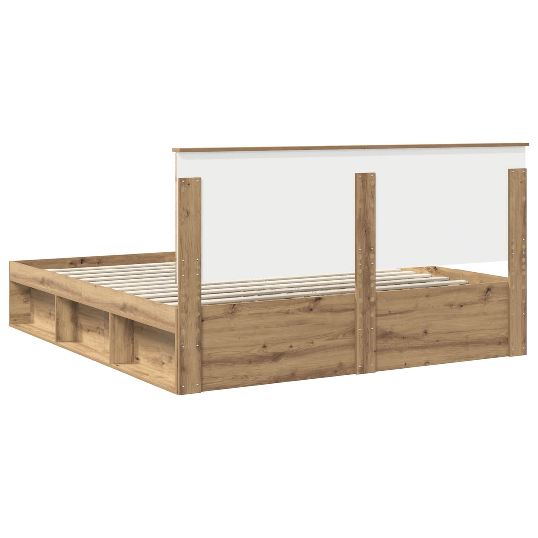 Sengestel Artisan eg 200 x 200 cm Massiv fyrretræ