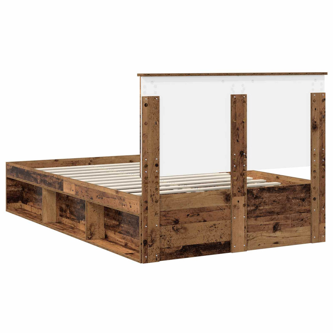 Sengestel Gammelt træ 120 x 190 cm Massiv fyrretræ