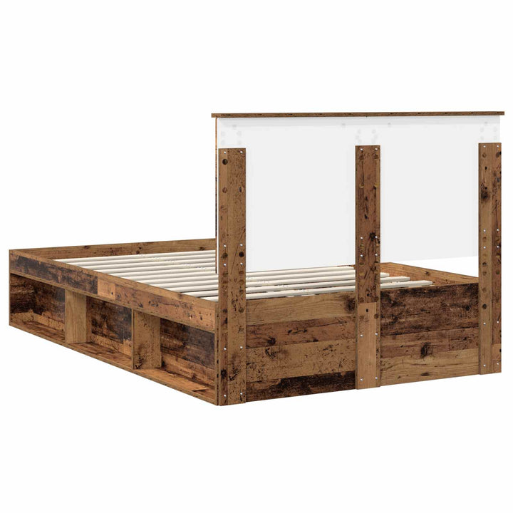 Sengestel Gammelt træ 120 x 190 cm Massiv fyrretræ