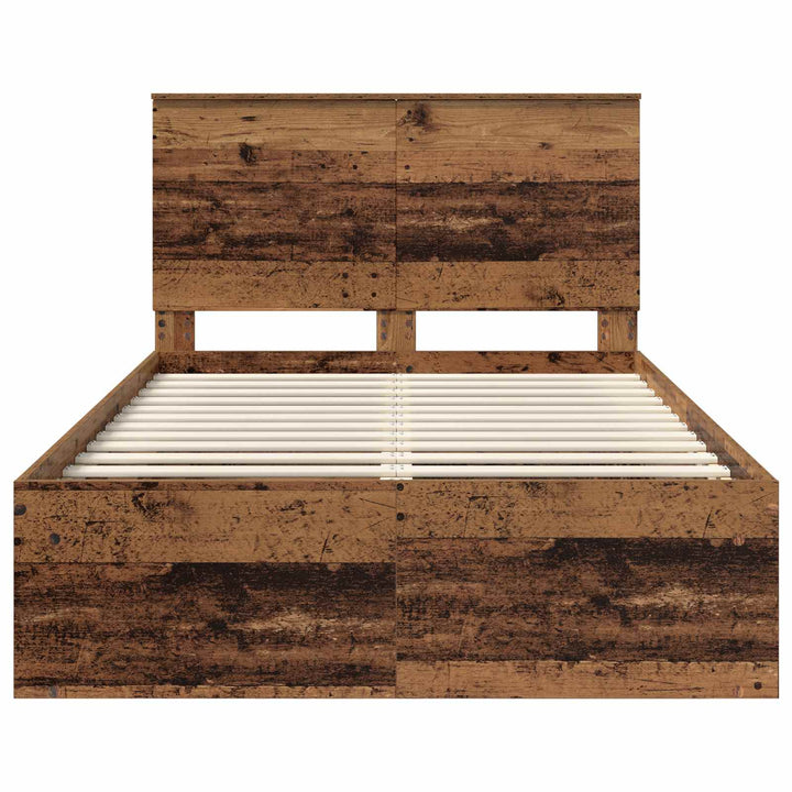 Sengestel Gammelt træ 120 x 190 cm Massiv fyrretræ