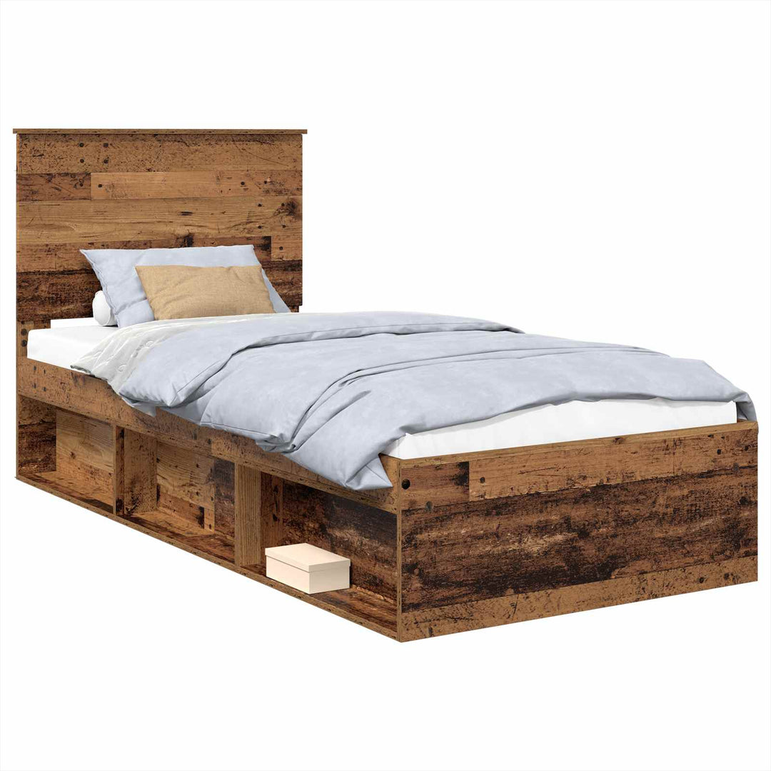 Sengestel Gammelt træ 100 x 200 cm Massiv fyrretræ