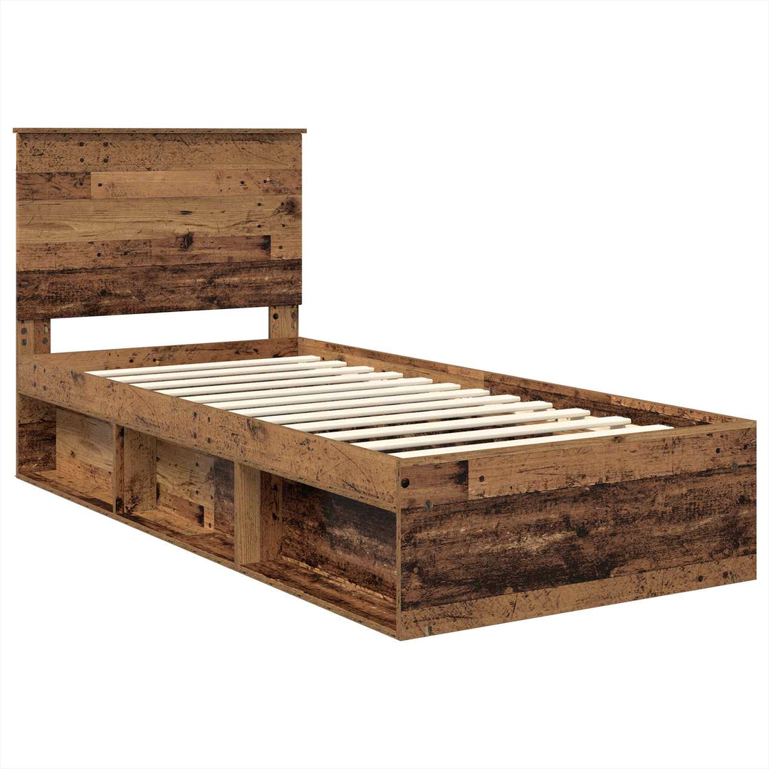 Sengestel Gammelt træ 100 x 200 cm Massiv fyrretræ