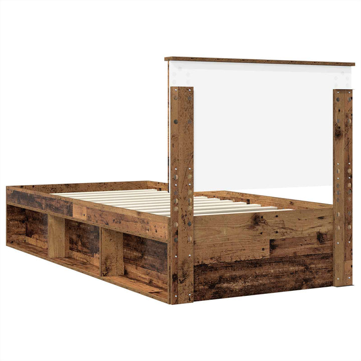 Sengestel Gammelt træ 100 x 200 cm Massiv fyrretræ