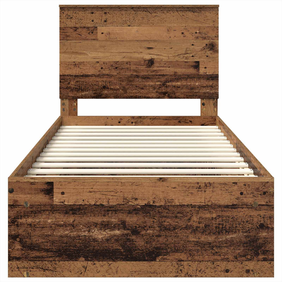 Sengestel Gammelt træ 100 x 200 cm Massiv fyrretræ