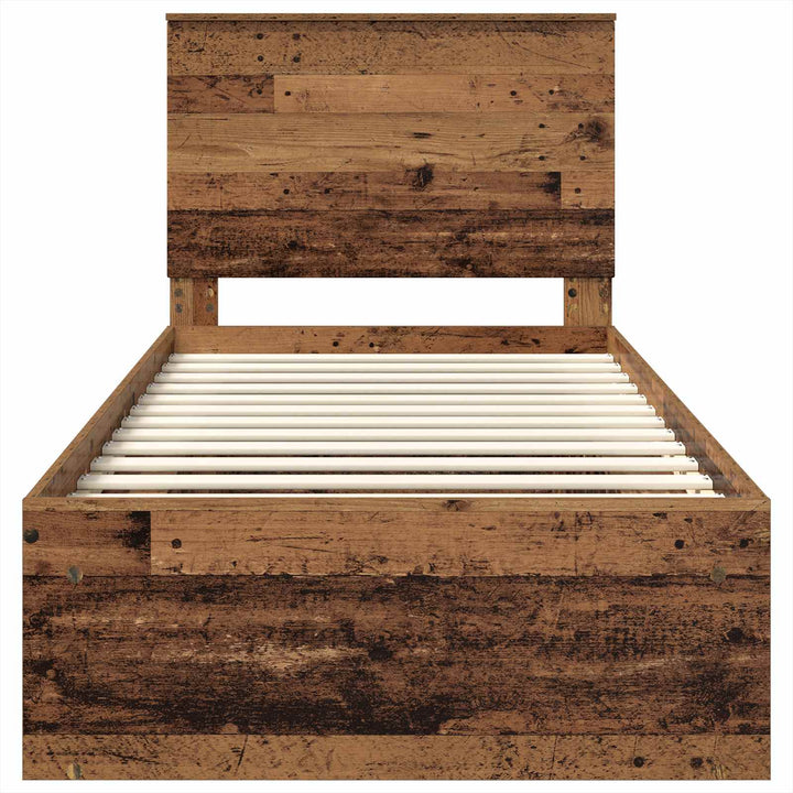 Sengestel Gammelt træ 100 x 200 cm Massiv fyrretræ