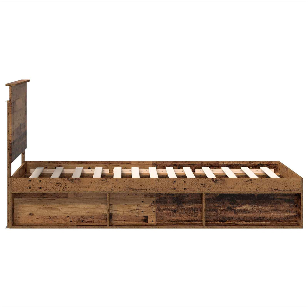 Sengestel Gammelt træ 100 x 200 cm Massiv fyrretræ