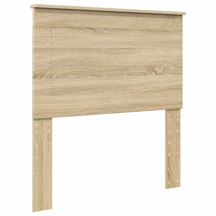 Sengestel med hovedgærde Sonoma eg 90 x 200 cm Massiv fyrretræ