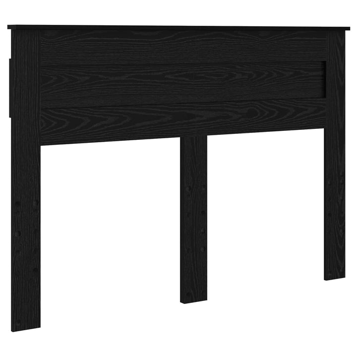 Sengestel Ensfarvet Sort 150 x 200 cm Massiv fyrretræ