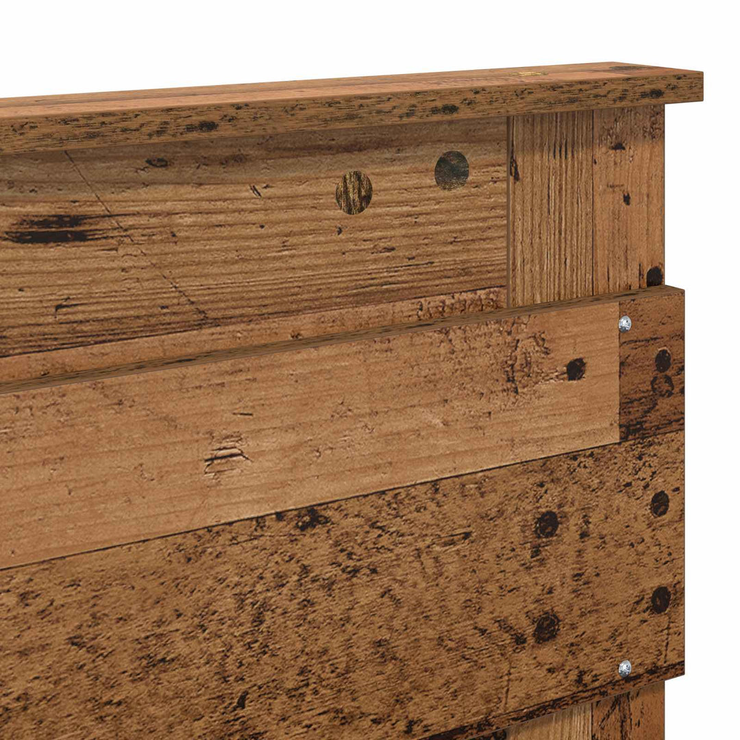 Sengestel Gammelt træ 135 x 190 cm Massiv fyrretræ