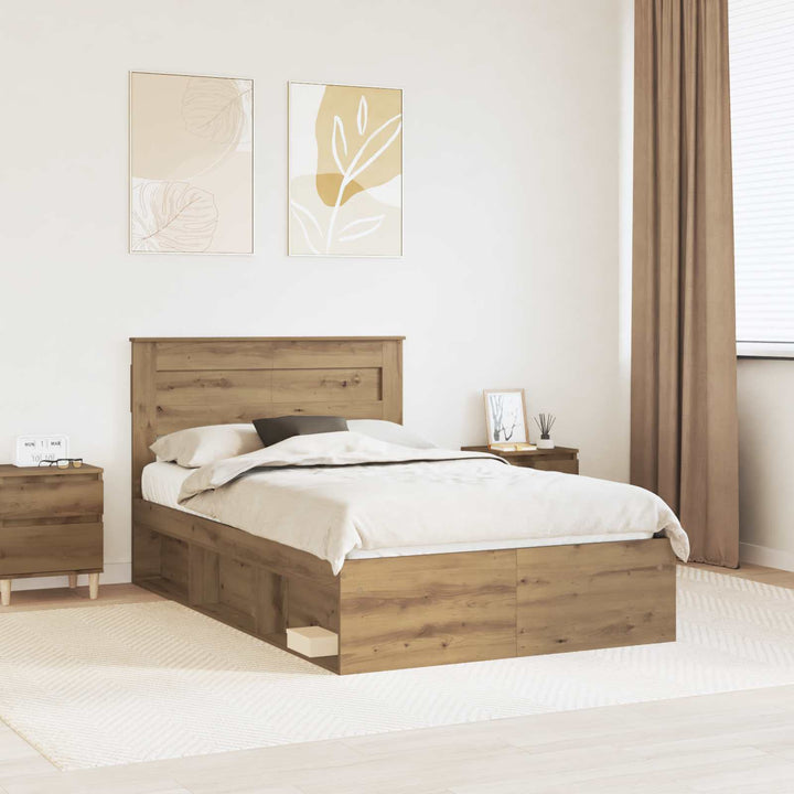 Sengestel Artisan eg 120 x 190 cm Massiv fyrretræ