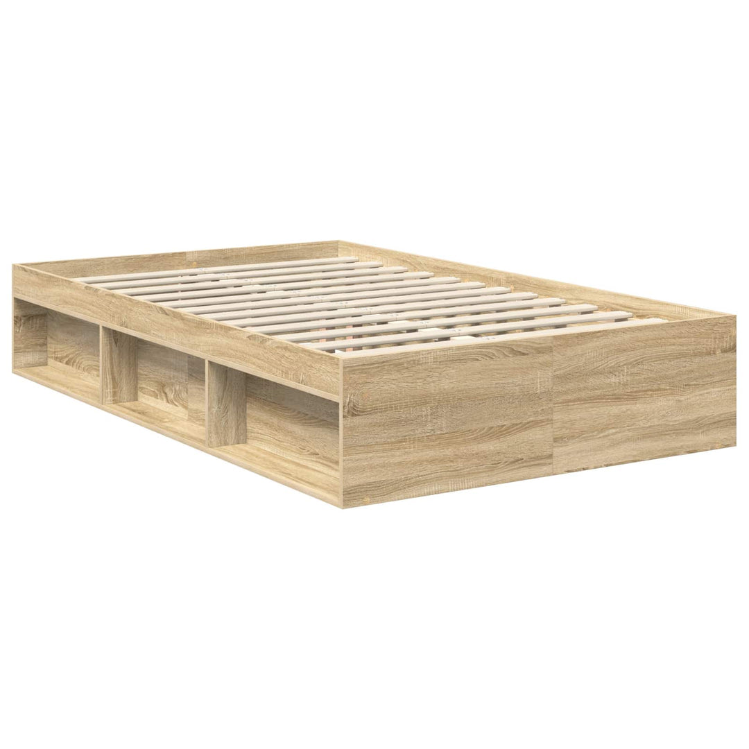 Sengestel med hovedgærde Sonoma 120 x 200 cm Massiv fyrretræ