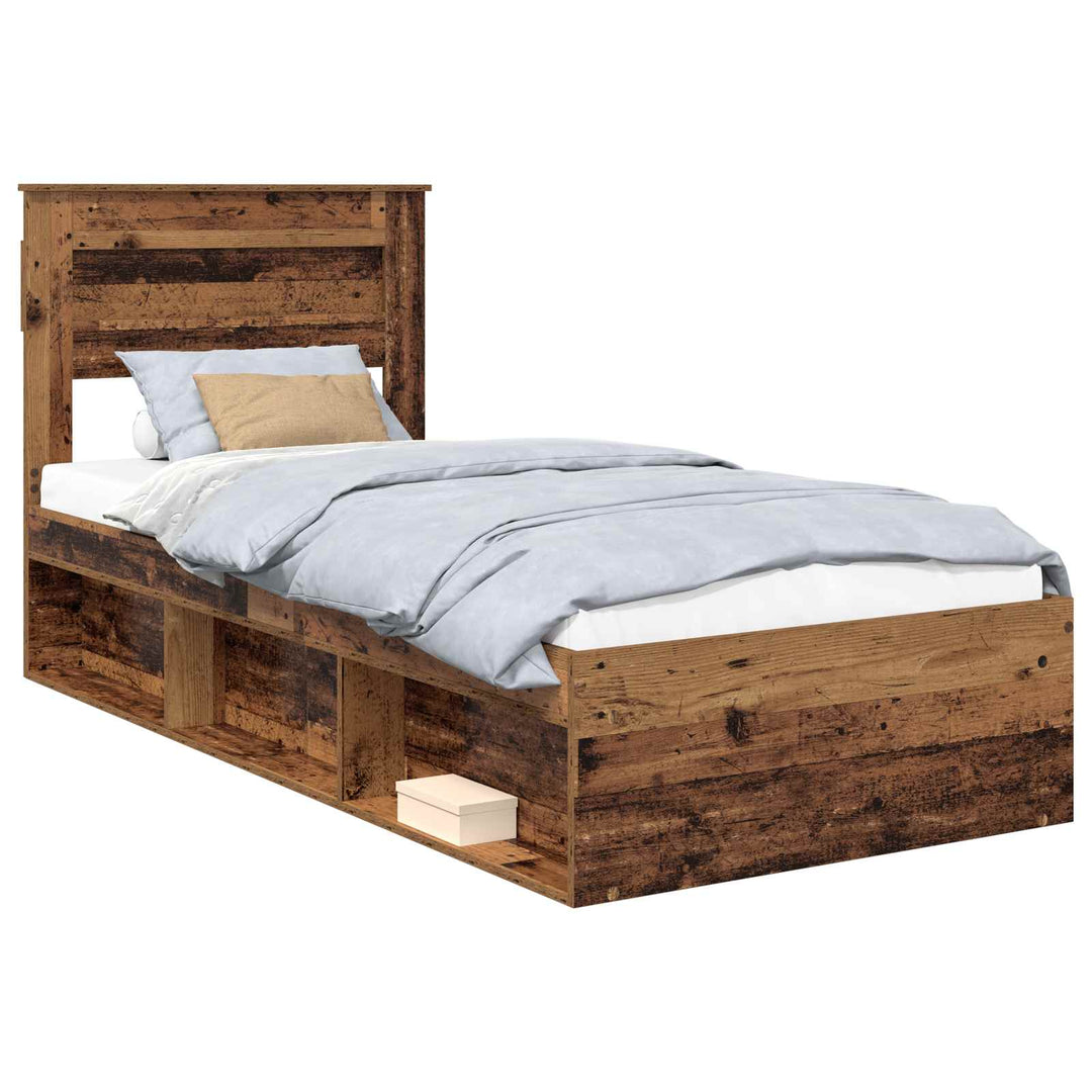 Sengestel Gammelt træ 100 x 200 cm Massiv fyrretræ