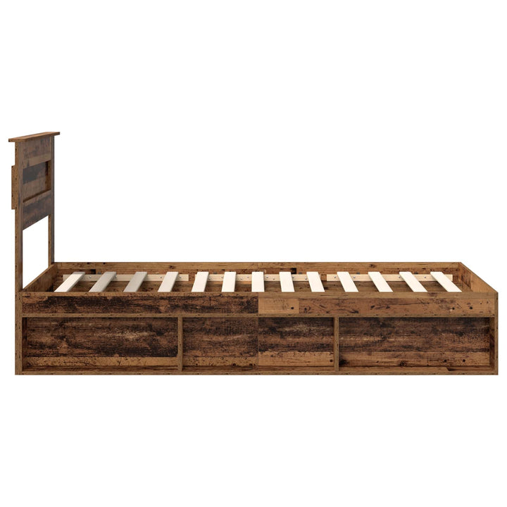 Sengestel Gammelt træ 90 x 190 cm Massiv fyrretræ