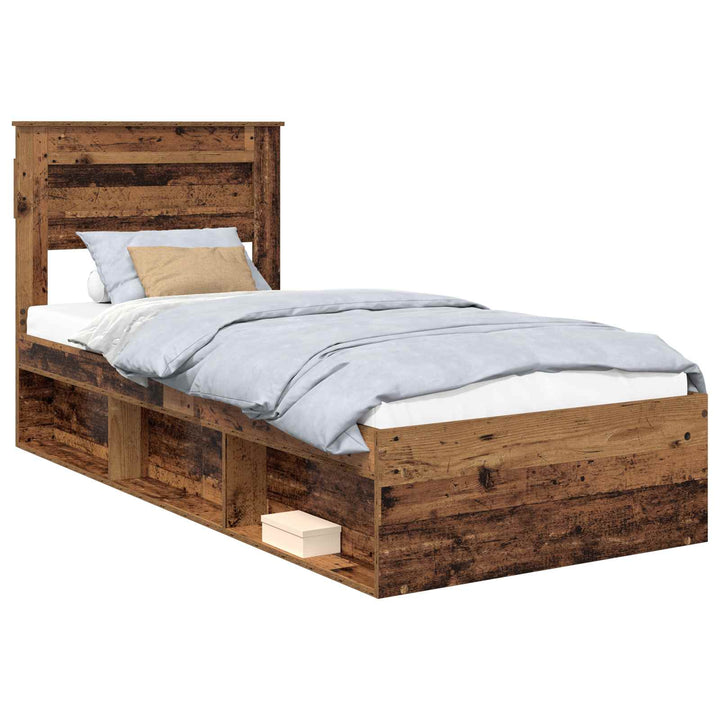 Sengestel Gammelt træ 90 x 200 cm Massiv fyrretræ