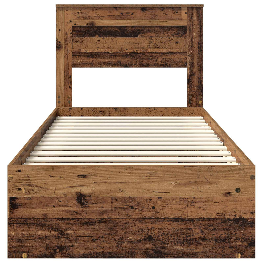 Sengestel Gammelt træ 90 x 200 cm Massiv fyrretræ