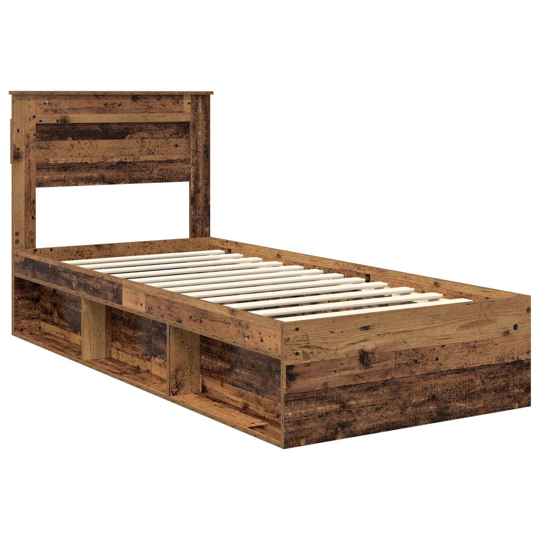 Sengestel Gammelt træ 75 x 190 cm Massiv fyrretræ