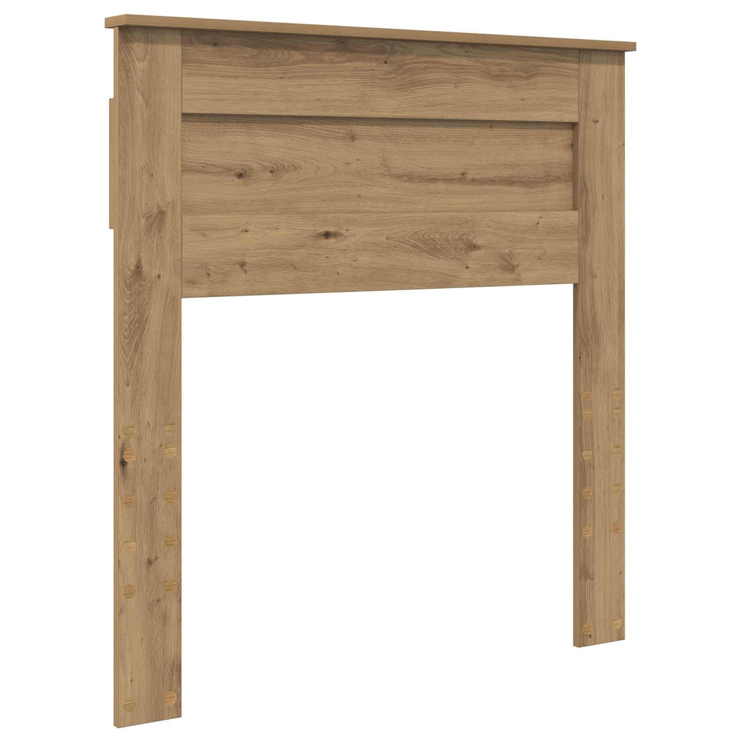 Sengestel med hovedgærde Artisan eg 75 x 190 cm Massiv fyrretræ