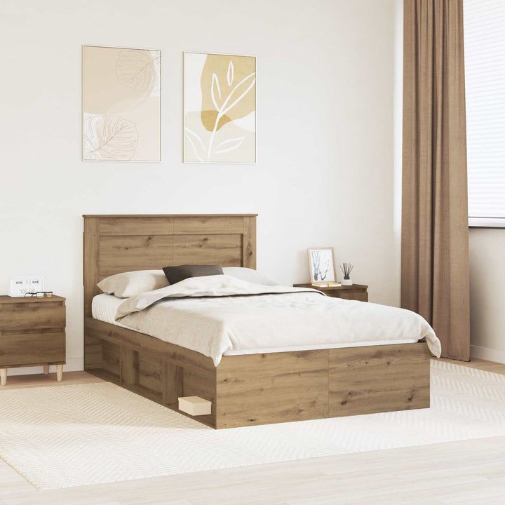 Sengestel Artisan eg 120 x 190 cm Massiv fyrretræ