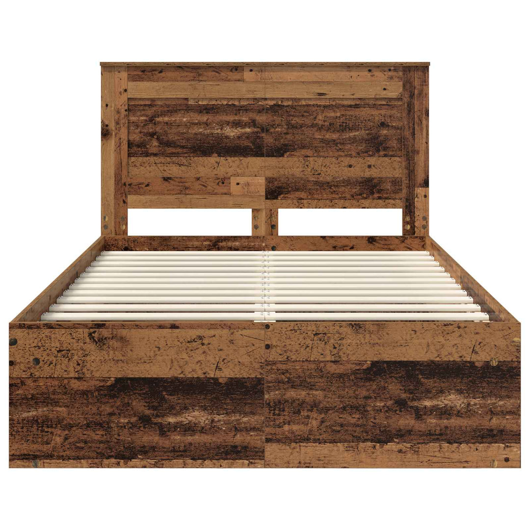 Sengestel Gammelt træ 120 x 200 cm Massiv fyrretræ