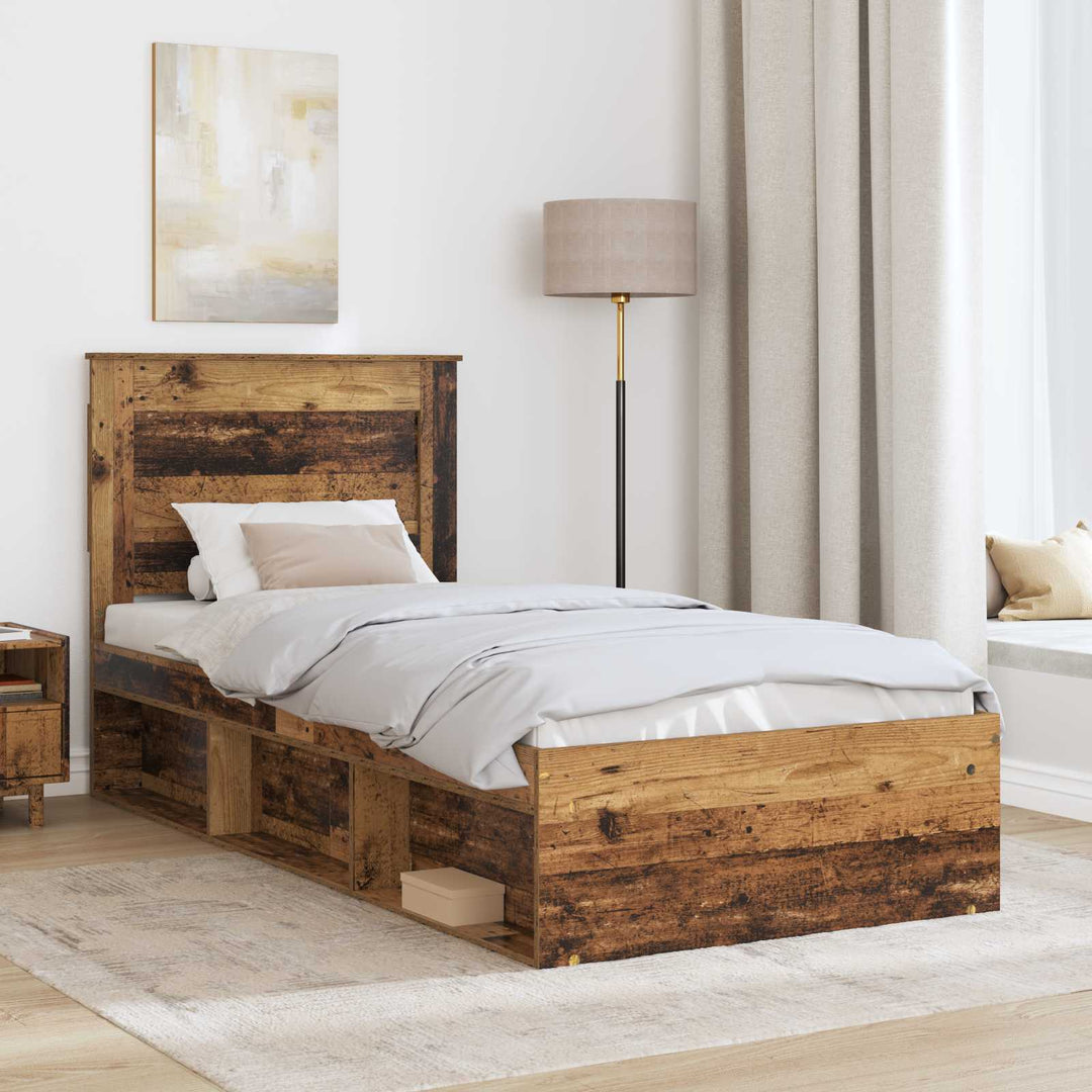 Sengestel Gammelt træ 100 x 200 cm Massiv fyrretræ