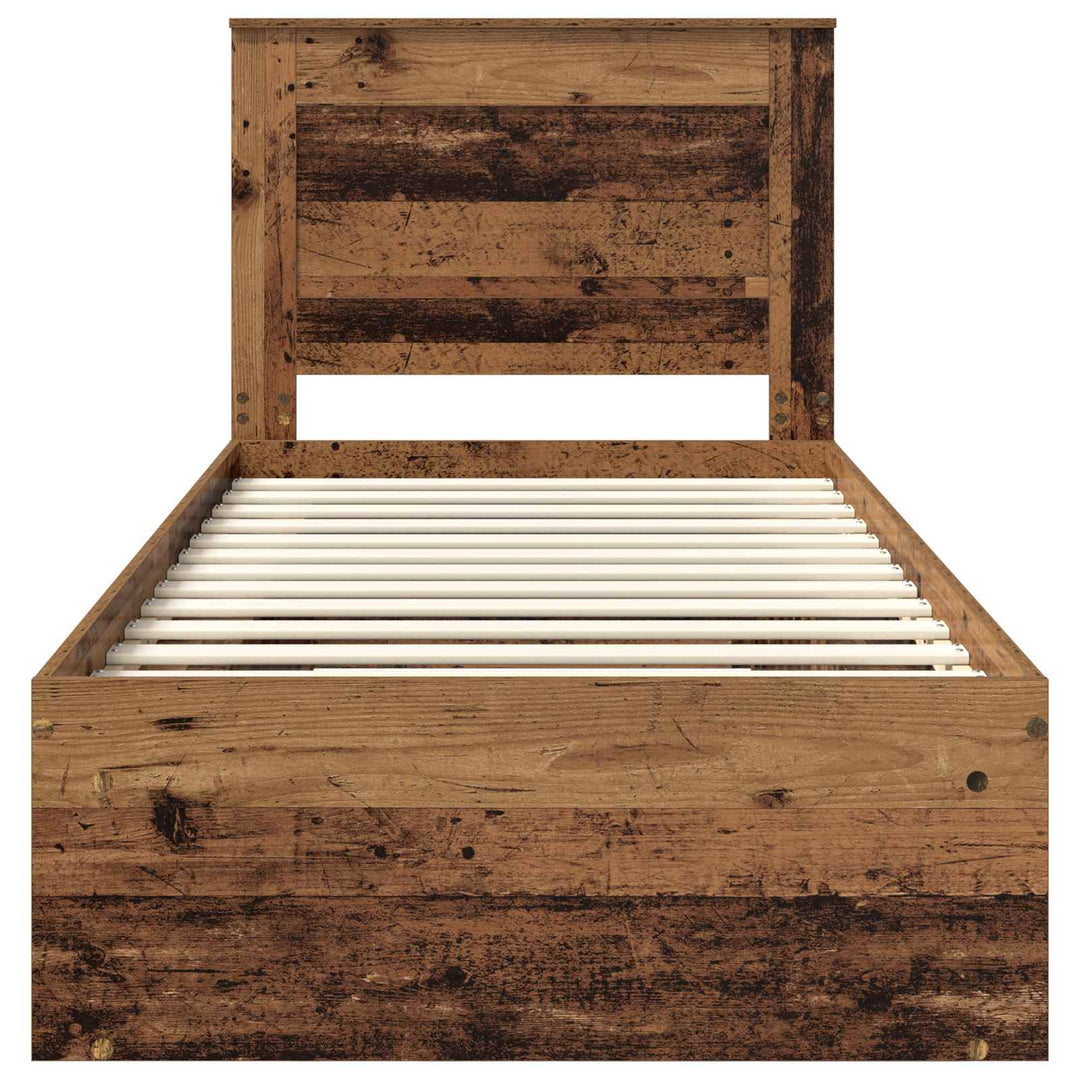 Sengestel Gammelt træ 100 x 200 cm Massiv fyrretræ