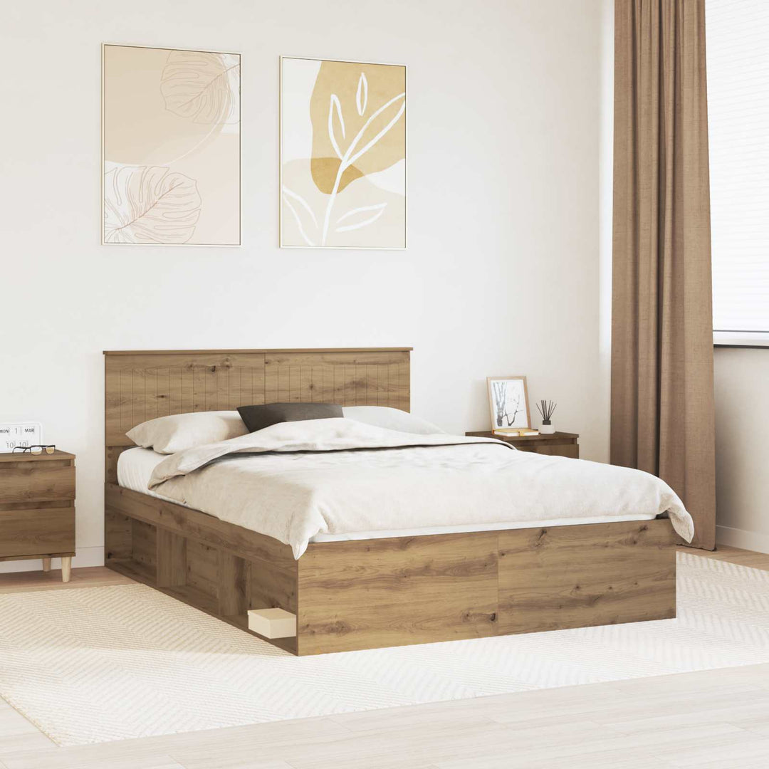 Sengestel Artisan eg 135 x 190 cm Massiv fyrretræ