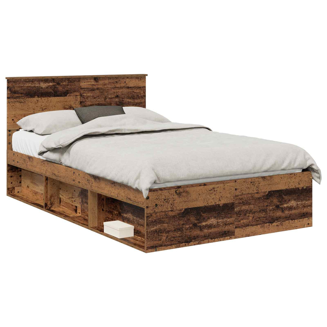 Sengestel Gammelt træ 120 x 200 cm Massiv fyrretræ