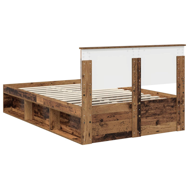 Sengestel Gammelt træ 120 x 190 cm Massiv fyrretræ