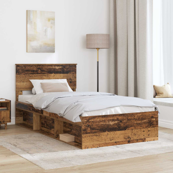 Sengestel Gammelt træ 100 x 200 cm Massiv fyrretræ