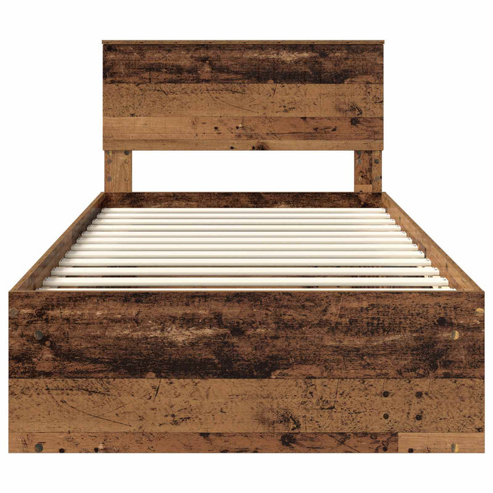 Sengestel Gammelt træ 100 x 200 cm Massiv fyrretræ