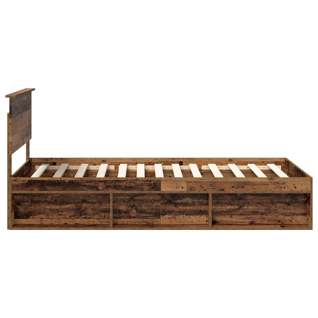 Sengestel Gammelt træ 100 x 200 cm Massiv fyrretræ