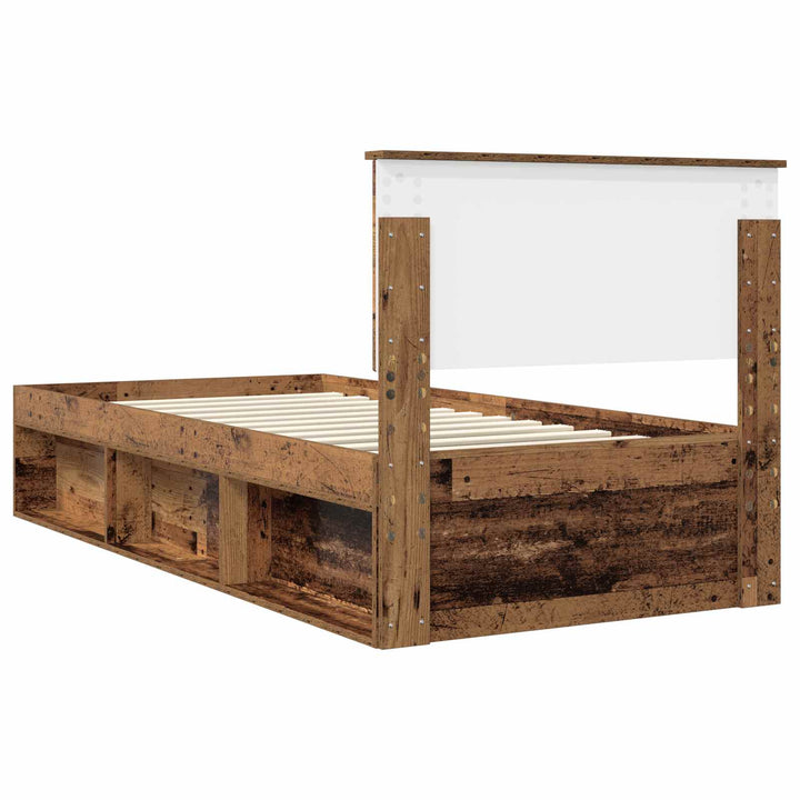 Sengestel Gammelt træ 90 x 190 cm Massiv fyrretræ