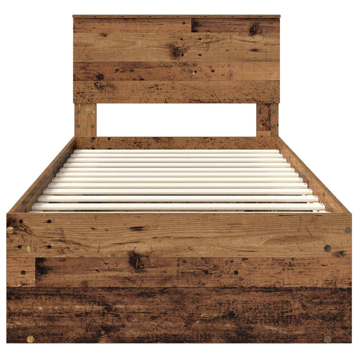 Sengestel Gammelt træ 90 x 190 cm Massiv fyrretræ