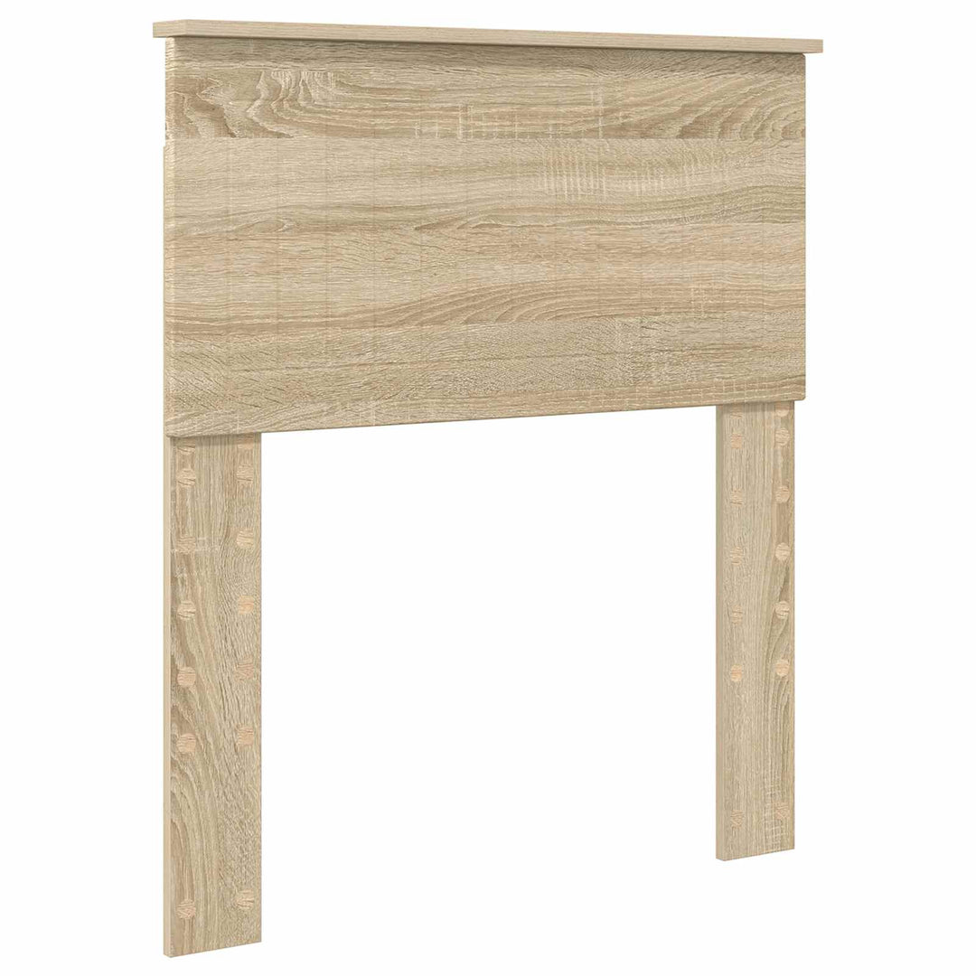 Sengestel med hovedgærde Sonoma eg 75 x 190 cm Massiv fyrretræ