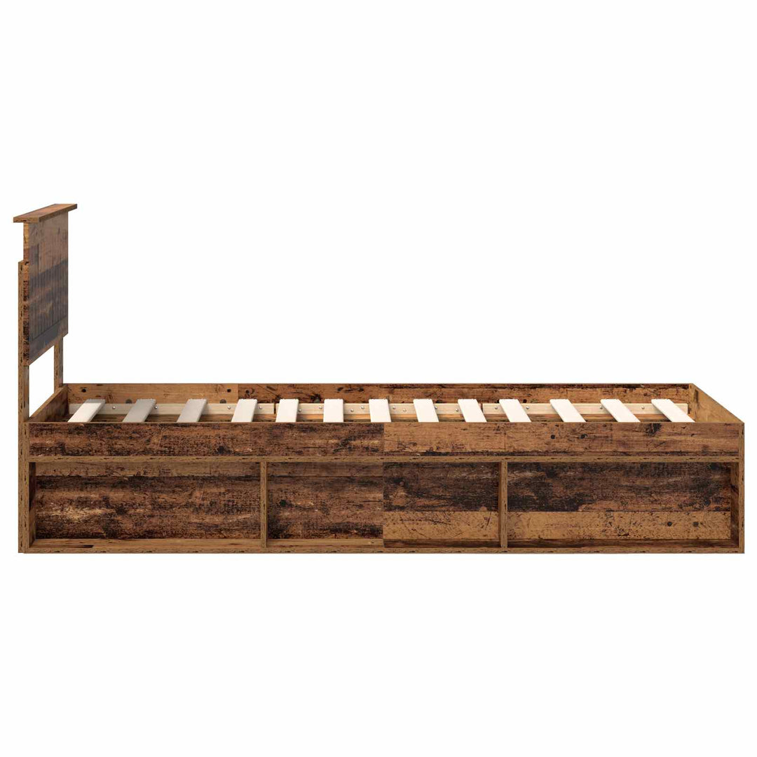 Sengestel Gammelt træ 75 x 190 cm Massiv fyrretræ