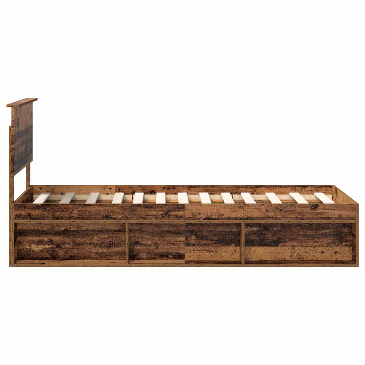 Sengestel Gammelt træ 75 x 190 cm Massiv fyrretræ